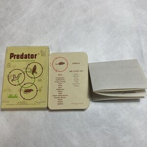 1973 Predator The Food Chain Game Ampersand Press Vintage 70s Science Card Game